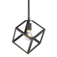 thumbnail image 2 of Golden Lighting Cassio 1-light Pendant in Matte Black, 2 of 2