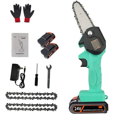 Mini Chainsaw, 6-Inch Mini Cordless Chainsaw Kit, Rechargeable Small ...