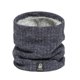 thumbnail image 3 of Bufanda gruesa de invierno cálida para mujer, de punto liso, con rayas, para exteriores, para esquí, máscara completa, bufanda de lana, 3 of 5