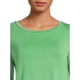 thumbnail image 4 of No Boundaries Women's Juniors Long Sleeve Washed Tee, 4 of 5