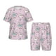 thumbnail image 1 of Balery Llama Unicorn and Rainbow Conjunto de Pijama Infantil de Manga Corta con Estampado – Ropa de Dormir de Algodón Suave-Small, 1 of 6
