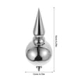 thumbnail image 6 of LOLIPPYY Flagpole Ball Topper in Silver Stainless Steel Durable Outdoor Finial for National Flags, 6 of 8