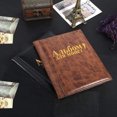thumbnail image 2 of Bolsa 10 páginas 250 bolsillos PU dinero libro moneda almacenamiento colección álbum (marrón) JShteea  Para Estrenar, 2 of 3