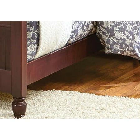 Carolina Furniture Manufacturers Carolina Furniture Works 529300 4.62 x 5.75 x 76 in. 3 by 3 Wood Rails with Slats, Espresso ()