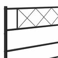 thumbnail image 4 of vidaXL Headboard Metal Bed Header with Back Support for Bedroom Furniture, 4 of 4
