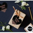 thumbnail image 6 of Inkdotpot Thank You For Celebrating With Us Bridal Shower-Baby Shower-Retirement-Wedding-Birthday Bottle Tag Real Rose Gold Foil Favor Hang Tags Pack Of 100, 6 of 8