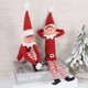 thumbnail image 4 of Adornos navideños Elfie Boy y Elf Girl elfo en el estante un estante adornos decoraciones para árboles de navidad suministros propios Elfos, 4 of 5