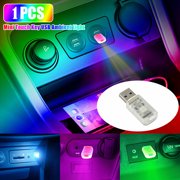 Mini USB LED Car Interior Light Touch Key Neon Atmosphere Ambient Lamp Bulb