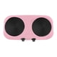 thumbnail image 2 of Parrilla Eléctrica Taurus Helios Duo Elora Discos de Hierro Fundido 1400W Color Rosa, 2 of 5