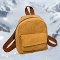 thumbnail image 2 of REDARER 2025 Velcor Backpack - Solid Color Corduroy & Velvet (Minimalist, Lightweight for School/College, Water-Resistant), 2 of 8