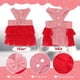 thumbnail image 4 of Vestido de cachorro, 2 paquetes, vestido de princesa de malla a rayas para perro con corbatín, vestido de tutú para cachorro para perros pequeños y niñas Ormromra WMZL-2069-3, 4 of 7