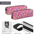 thumbnail image 4 of Easygdp Colorful Donuts 1 para Estuche de Lápices de Cuero, Estuche de Papelería de Cuero, Estuche de Gran Capacidad con Cremallera, 4 of 7
