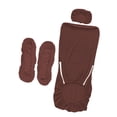 thumbnail image 2 of Axioma Comfortable Adjustable Office Chair Slipcovers with Headrest Armrest Cushion for Brown, 2 of 10