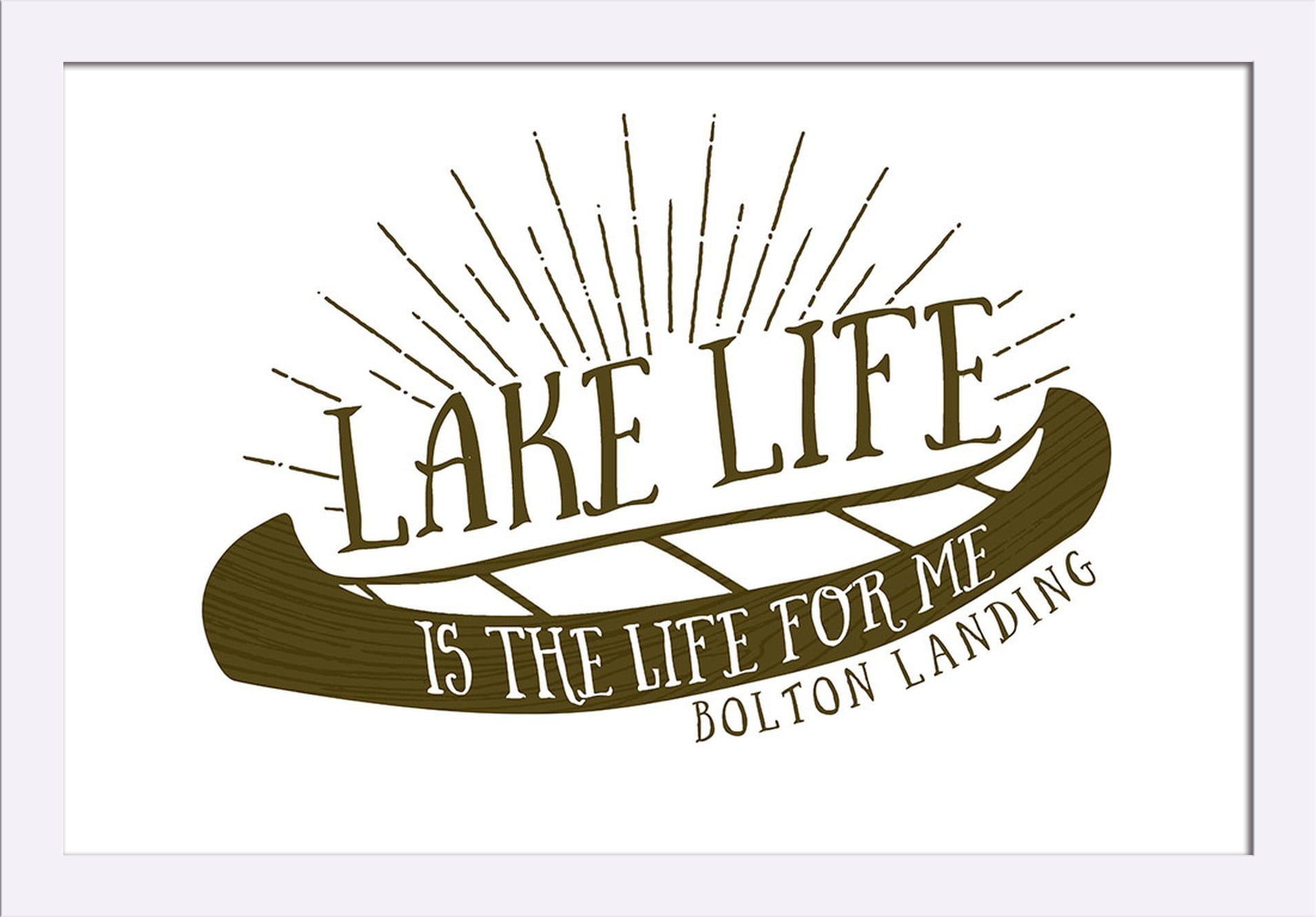 Bolton Landing, New York Lake Life Lantern Press Artwork (24x16