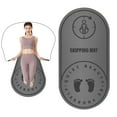 thumbnail image 1 of TPE Exercise Rope Skipping Mat Soundproof Shock Absorption High Density Indoor Fitness Cushion Yoga Mat for Women and Thick 8mm, 1 of 8