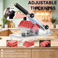 thumbnail image 3 of Manual Frozen Meat Slicer, Upgraded Stainless Ste, 3 of 8