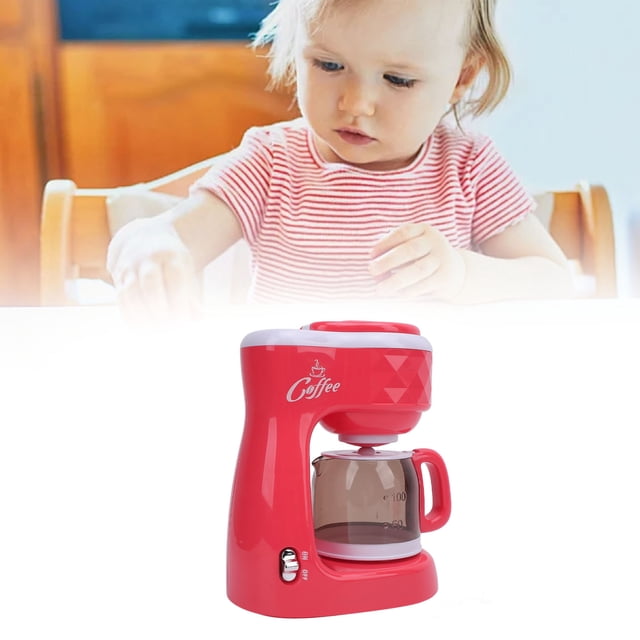 Juguete de Máquina de Cafetera, Juguetes de Cocina Seguros Juguetes de Cocina Fingir Interactivos Promover La Cooperación Rol de Juego para Niños Niños