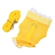 thumbnail image 1 of Juego De Correa De Chaleco Para Conejo, Correa De Arnés De Conejo De Malla Transpirable, Ajustable, A Prueba De Escape, Lindo Amarillo Brillante Para Hámster Para Caminar Para, 1 of 7