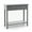 Gray, variant on Spaco Narrow Console Table with Drawers and Open Storage Shelf-White, Entryway Table Hallway Table, Storage-Friendly Hallway Table for Foyer & Entry Spaces