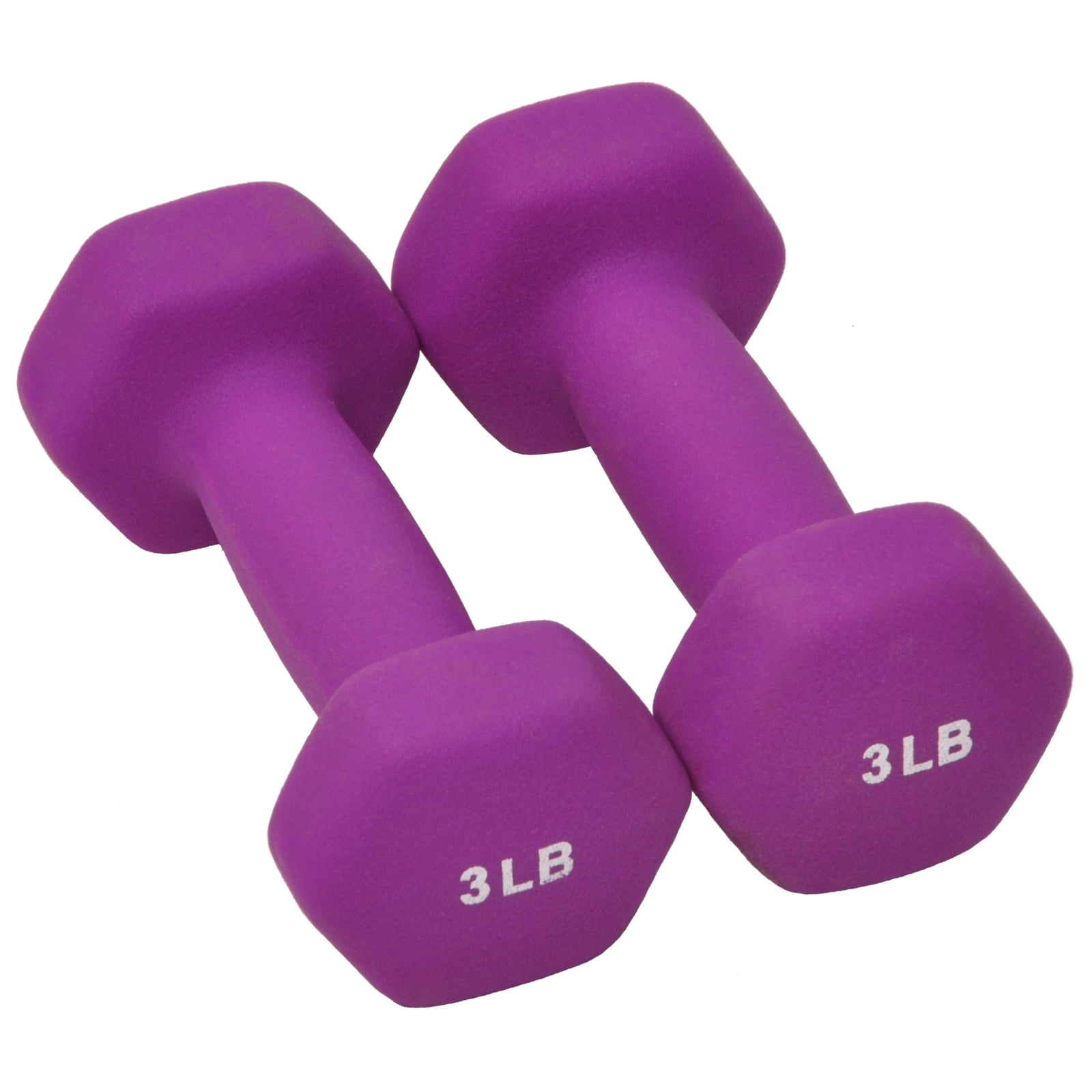 Gianna Colored Neoprene Dumbbell Set with Rack, Included 2lbs, 3lbs, 5lbs Dumbbells