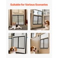 thumbnail image 6 of VEVOR RV Screen Door Protector, 22.5 x 20 inch Door Grille, Easy to Install and Disassemble, Reinforced Breathable Protective Mesh, Aluminum Alloy Camper RV Entry Protector for Pet Protection, Black, 6 of 9