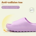 thumbnail image 5 of Kids Cloud Slides Slippers For Girls Boys,Pillow House Slippers Non-Slip Super Soft Quick Drying Shower Cushioned Slides Bathroom Thick Sole Sandals Indoor Outdoor Slippers, 5 of 7