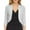 Gray, variant on Women's Cropped Blazer, Casual Business 3/4 Sleeve Collarless Open Front Cardigans Work Jacket Short Shrug Tops