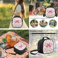 thumbnail image 5 of Bulopur Pink Boot Bow Kids Backpack Set 5 Pcs Soft Girly Book Bag with Lunch Bag, Pencil Case, Water Bottle Cover and Wrist Strap for Horse Loving Preteen Girls Ages 6-12, 5 of 8