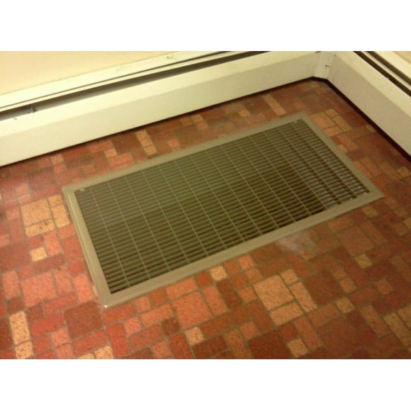 TruAire 8 in. x 14 in. Heavy Duty Floor Return Air Grille