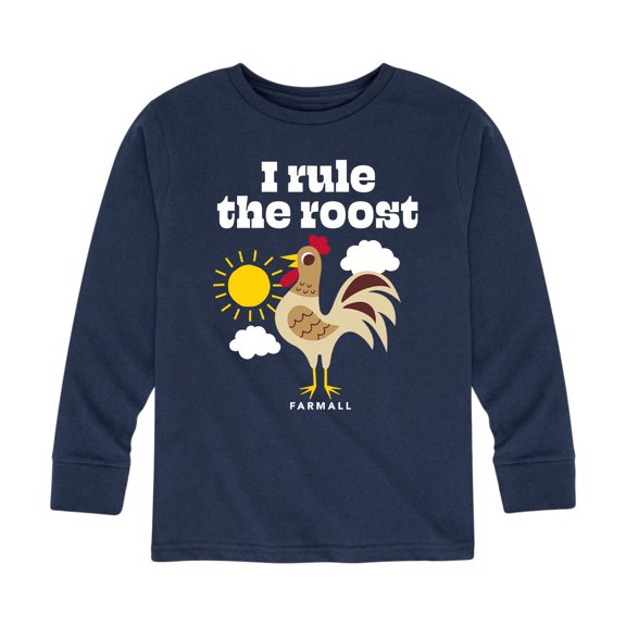 Farmall - I Rule The Roost - Toddler Long Sleeve Graphic T-Shirt