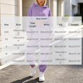 thumbnail image 3 of Zpanxa Sets for Women Clothing Two Piece Solid Drawstring Crop Hoodie and Cuffed Jogger Pants, 3 of 9