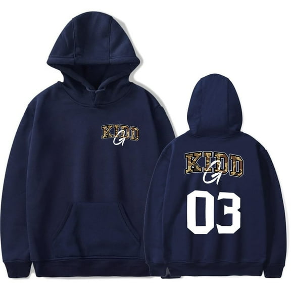 Kidd G Unisex Merch Hoodie - Pullover Hooded Comfortable Fabric Long Sleeve, Casual Streetwear Sweatshirt Outerwear for Men Women,XXS,1