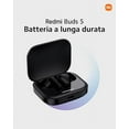 thumbnail image 4 of Xiaomi Redmi Buds 5 Active Noise Canceling Wireless In Ear Earbuds with Charging Case, Black, 4 of 8