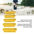 thumbnail image 4 of Cattle Ear Tags, 3.15x2.36in Large Plastic Livestock Ear Tags for Sheep Cattle Calf  Number 001-100, Livestock Tag Animal Identification Ear Tag for Cows Ear Tag, 4 of 7