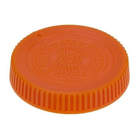 Image of Fotodiox Rear Lens Cap for Nikon Z Lens Orange