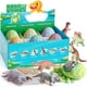 thumbnail image 1 of Bombas de baño con forma de huevo de dinosaurio TranquilBliss para niños con sorpresa, paquete de 6, 1 of 7