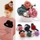 thumbnail image 4 of GOOHOCHY Coletero con cinta de satén y rosas para mujer (rosa), 4 of 6