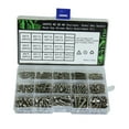 thumbnail image 1 of 480pcs Acier Inoxydable Métrique M2 M3 M4 Hexagonale Tête Vis Vis Écrous Assortiment Kit Boulons et Écrous avec Boîte, 1 of 8