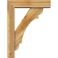 thumbnail image 3 of Ekena Millwork 6"W x 24"D x 32"H Olympic Block Rough Sawn Bracket w/ Offset Brace, Western Red Cedar, 3 of 25
