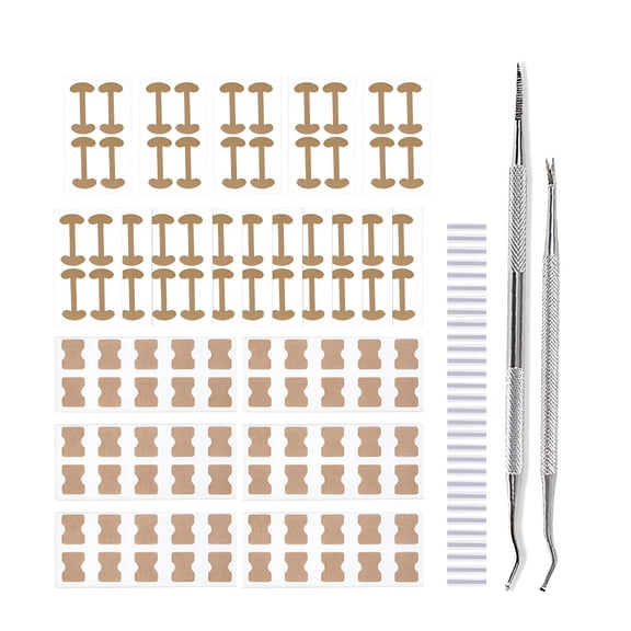 XIRQI 1 Set Ingrown Toenail Treatment Breathable No Glue Patch Strips Painless Professional Nail Adjuster Pedicure Tool Toenail Correction Khaki