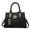 91260Black, variant on PORT&LOTUS Women's Handbag with Double Top Handle Leather Handbags for Women with Shoulder Strap Tote Handbags for Women with Multi Pockets Travel Tote Bags for Women