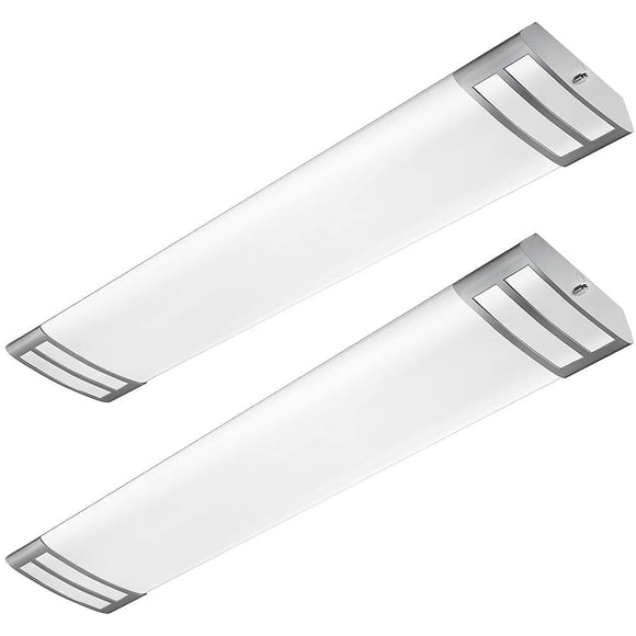 ANTLUX 4ft LED Flush Mount Linear Lights 40W 4500lm Kitchen Light Fixtures, 4000K, 4 Foot led Kitchen Ceiling Light fixtures for Living Room, Laundry
