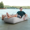 thumbnail image 3 of Jaxx Bean Bags Jaxx Arlo Outdoor Bean Bag Lounge with Pillow Granite, 3 of 4