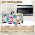 thumbnail image 5 of TSOVTHRID Colorful Watercolor Butterfly Print Microwave Dust Cover Oil-Proof Countertop Convection Oven Cover Smart Oven Protector for Kitchen Decor and Accessories, 18.25"W x 14.5"D x 11"H, S, 5 of 7
