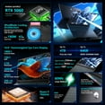 thumbnail image 3 of THUNDEROBOT Radiant 16S 16" QHD+ Gaming Laptop, Ryzen 9 7945HX, RTX 5060, 300Hz, 16GB DDR5, 1TB SSD, RGB Keyboard, Win 11 Home, 3 of 5