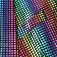 thumbnail image 5 of Men's Sequin Checkered Single Button Disco Party Stage Nightclub Dazzling Performance Suit Set Blazer, 5 of 8