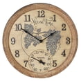 thumbnail image 1 of Taylor Precision Products 92690T 14-Inch Clock with Thermometer (Wine Time), 1 of 1