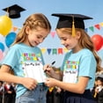 thumbnail image 3 of Y-Sunset Kids Last Day of School Autograph T-Shirt, Boys Girls Funny "Sign My Shirt" Graduation Short Sleeve Tee, Preschool Elementary School Graduation Memory Shirt(Sky Blue/2-3 Years), 3 of 5