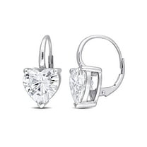 Everly Women's Moissanite 10k White Gold Earrings