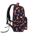 thumbnail image 2 of Horeoi Foxes In Different Poses Print Eco-Friendly Lightweight Student Backpack for School Travel - Ergonomic Padded Laptop Compartment & Multi-Pocket Design, 2 of 5